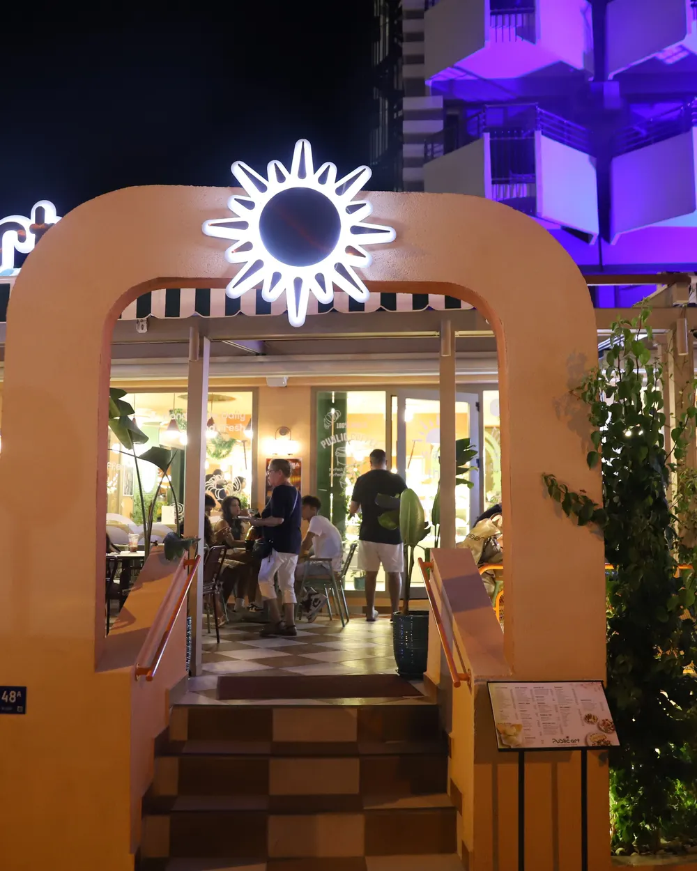 Public Art Kuşadası at night